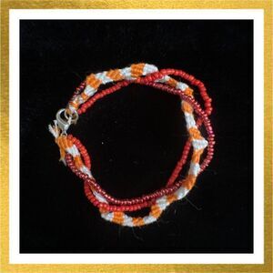 3/$20 Hand Crafted BEADED Multi-Strand WOVEN BRACELET